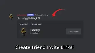How To Create a Friend Invite Link For Discord in 26 seconds