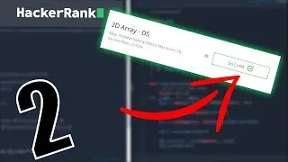 2D Array -DS | HackerRank Python Solution & Explanation