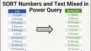 SORT Numbers and Text Mixed as per correct Numerical Order in Power Query