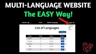 Create a Dynamic Multi-Language Website in Laravel 11