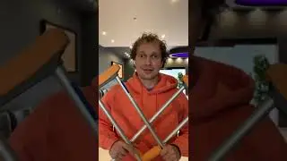 Слепой на костылях!🙈😂👨‍🦯😎