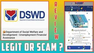 DSWD FINANCIAL ASSISTANCE LEGIT OR SCAM ? FULL REVIEW 😎