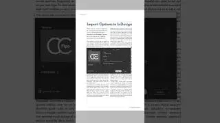 Utilize Import Options in InDesign #shorts