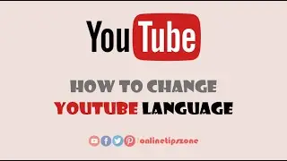 How to change language on YouTube