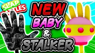 New STALKER Glove👀 & New BABY Glove👶 - Slap Battles Roblox