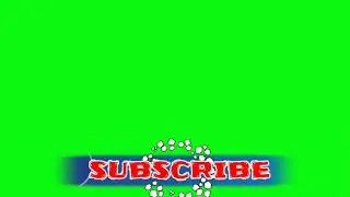 Youtube Subscribe Animation Green Screen | Green Apple Fx