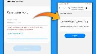 Fix Samsung Passwords need to be at least 8 characters long andinclude letters, numbers, and symbols