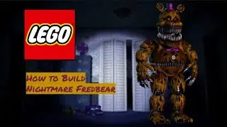 Lego how to build: Nightmare Fredbear #fnaf #lego #moc #howtobuild #fnaf4 #nightmarefredbear