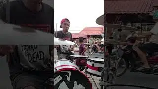 Superman is dead... #short #shorts #supermanisdead #punkrock #fyp #drumcover #street