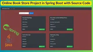 Online Book Store Project in Spring Boot with Source Code