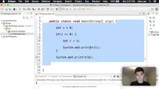 Java Scope - Scope of Variables in Java Tutorial #53