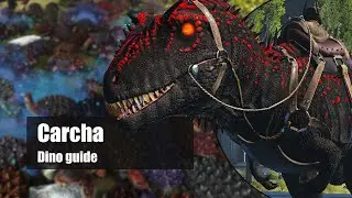 Carcha PVP tested | Carcharodontosaurus dino guide | ARK Survival Evolved