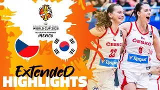 Final: Czechia  🇨🇿 vs Korea  🇰🇷 | Highlights | #FIBAWWC 2026 Pre-Qualifying Tournament