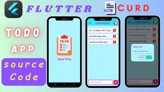 Todo App Create in Flutter in Using SQLite || Flutter Todo App With SQLite complete video ||#flutter