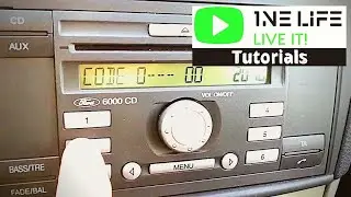 Ford Radio Code Reset CD 6000 How To Enter Radio Code and Reset Clock Unlock Code M Series