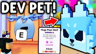 How He GOT UNRELEASED DEV PET in Roblox Pet Simulator 99..