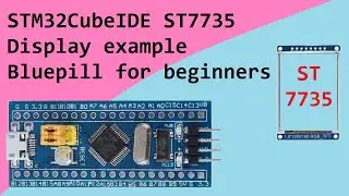 85. STM32CubeIDE ST7735 Display with STM32F103C8T6