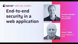 End-to-end security in a web application