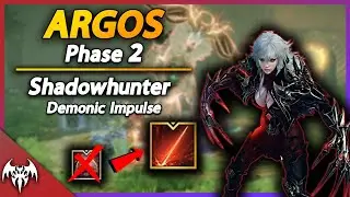 Lost Ark *ARGOS PHASE 2* Shadowhunter PoV (Demonic Impulse) - Raiding in Lost Ark 1390 iLvl