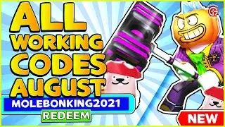 (2021 August ) Mole Bonking Simulator! [PET EVOLUTION 🥚] Codes