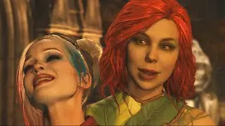 Poison Ivy Hypnotizes Harley Quinn | Poison Ivy Mocking Cyborg's Genital Scene