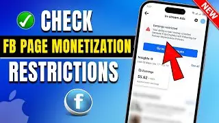 How to check facebook page monetization restrictions 2024 | About Advertising Restrictions