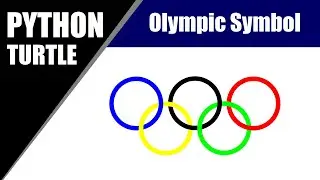 Python Turtle - Draw Olympic Ring In Python Turtle Graphics | Olympic Symbol By 