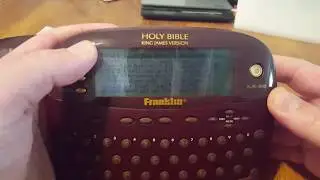 Franklin Holy Bible KJB-1840 Electronic King James Bible Review