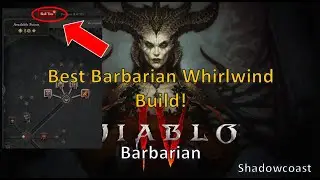 BEST Barbarian Whirlwind Leveling Build in Diablo IV!