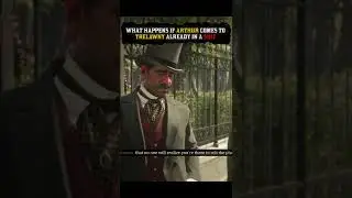 What Happens if Arthur comes to Trelawny already in a suit - RDR2 