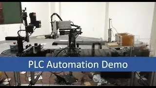 Amazing PLC automation with robotic arm and CNC milling