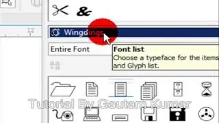 How To Add  Symbols To Text in CorelDraw X7