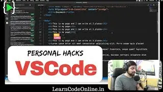 Setting up VSCode and extensions - Personal hacks