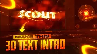 Make This Awesome 🔥 3D Text Intro in Mobile | 3d Text Intro for Gaming Channel | How to Make Intro