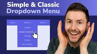 Simple & Classic Dropdown Menu (Screen-Reader Friendly) Using HTML CSS & Javascript