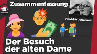 Der Besuch der alten Dame (Friedrich Dürrenmatt) erklärt - Inhaltsangabe, Figuren - Zusammenfassung!