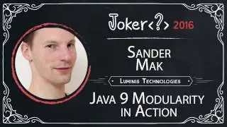 Sander Mak — Java 9 Modularity in Action