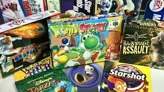COMPLETE N64 COLLECTION #25! Yoshi's Story, Rare CIB Games & Instruction Manuals!