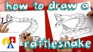 How To Draw A Rattlesnake