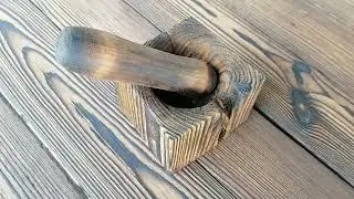 Поделки из дерева своими руками. Ступка с пестиком.