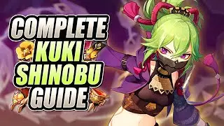 KUKI SHINOBU - COMPLETE GUIDE - Optimal Builds, Design Breakdown, Gameplay Showcase | Genshin Impact