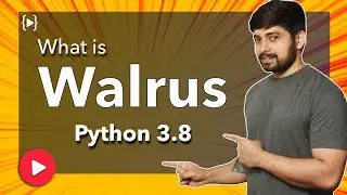 What is walrus operator in python 3.8