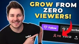 3 HUGE TIPS on How To GROW From 0 VIEWERS On Twitch!