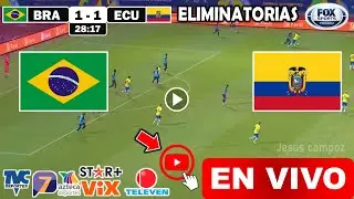 Brasil vs. Ecuador en vivo, donde ver, a que hora juega Brasil vs. Ecuador Eliminatorias 2024 hoy