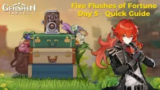 【Genshin Impact】 Five Flushes of Fortune Day 5