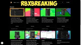 ОБЗОР МОЕГО НОВОГО САЙТА ПОД НОВЫМ НАЗВАНИЕМ | RBXBREAKING