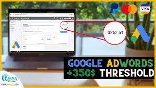 How to Increase Google Adwords 350$ Threshold Method [NO SUSPEND]