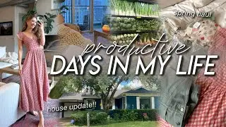 DAYS IN MY LIFE | house buying update (!!), spring try-on haul, faith chats, back into a routine!