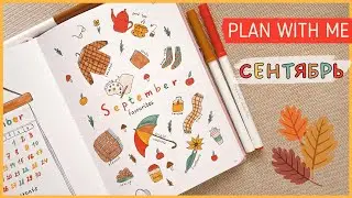 ЕЖЕДНЕВНИК СЕНТЯБРЬ 2023 | BULLET JOURNAL | Буллет джорнал | Оформление ежедневника🍂