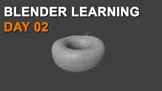 Blender Learning  Day 02 @kart1708 @blenderguru  #ai #blander #modeling #art